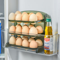 3 Tier Egg Storage Rack Refrigerator Side Door Holder