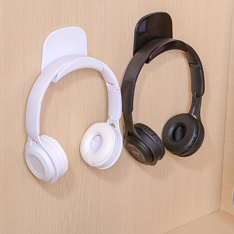 Halter Headphone Hook Curved Adhesive Hanging Holder