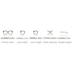 Men's Anti Light Ultra Clear Glasses Unisex Lightweight