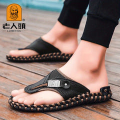 LAORENTOU Men's Lightweight Comfort Flip Flops