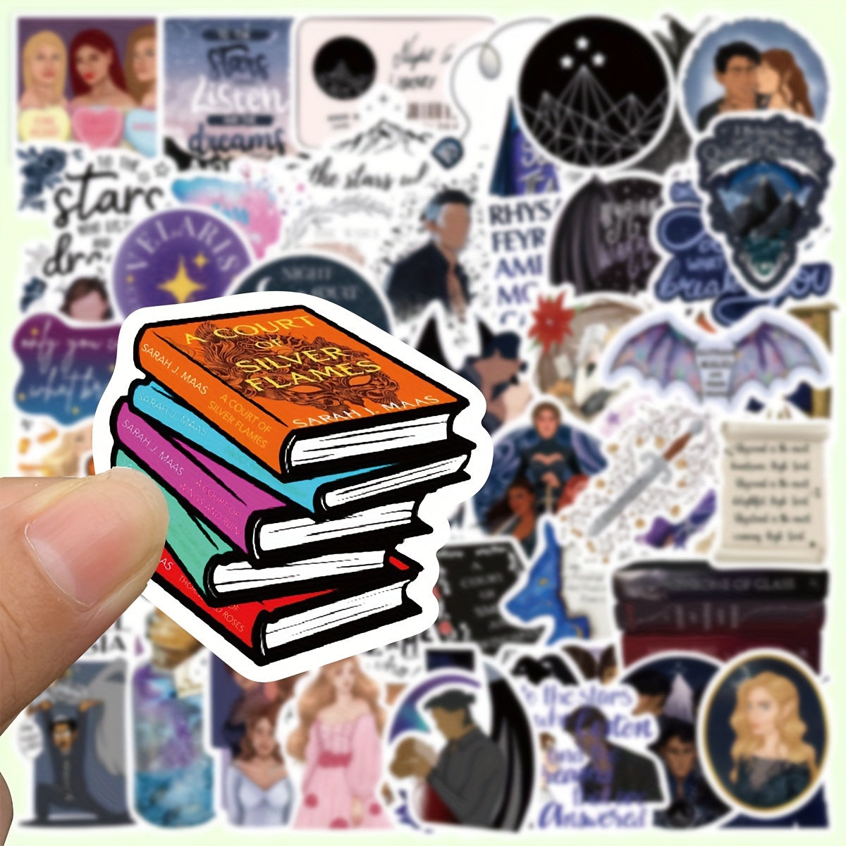 60pcs Sticker Mobile Phone Case Notebook Water Cup Decoration Waterproof Sticker