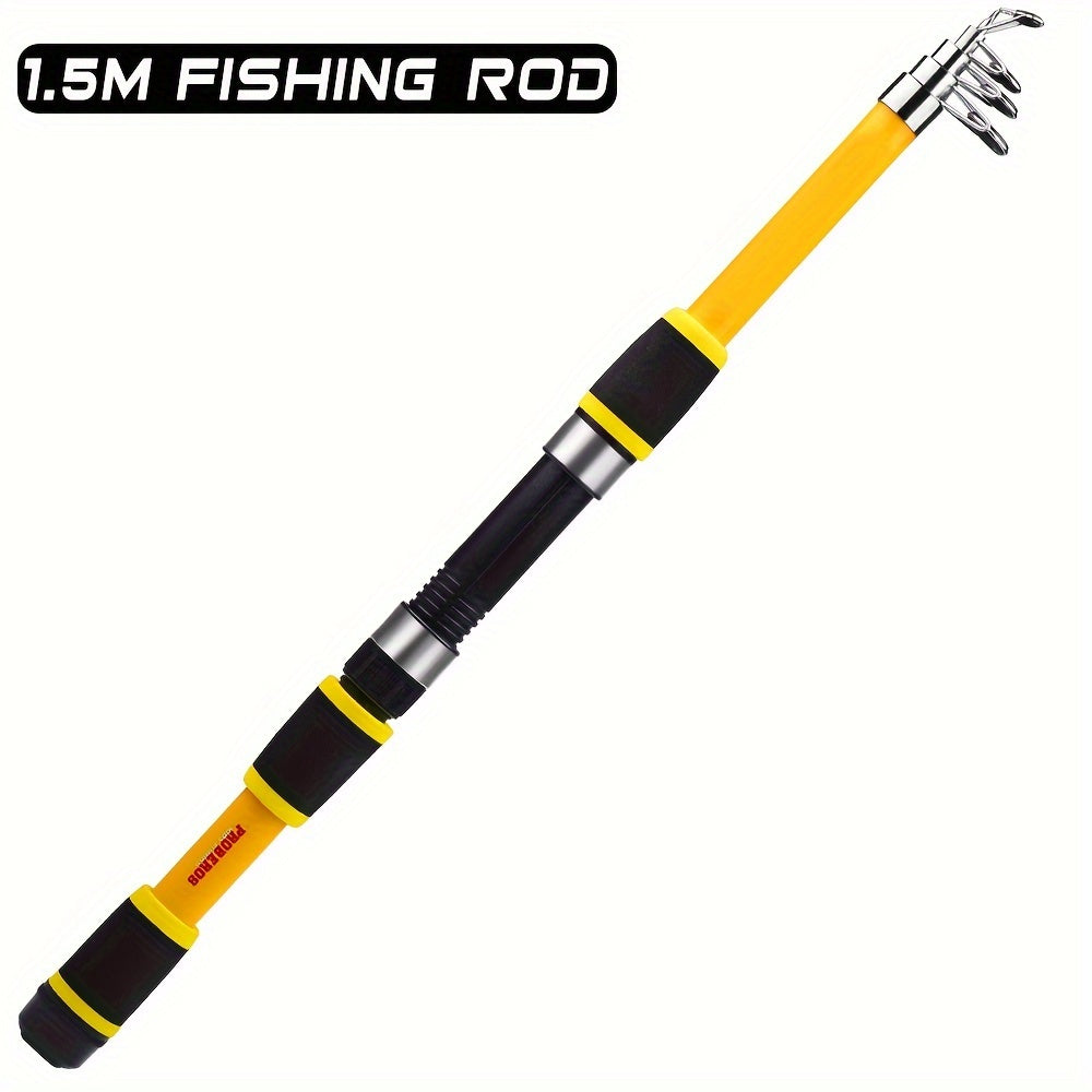 Proberos Telescopic Fishing Rod 1 5m 1 8m Lightweight & Portable