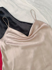 6-Pack Plus Size Satin Cowl Neck Cami Top & Shorts Set