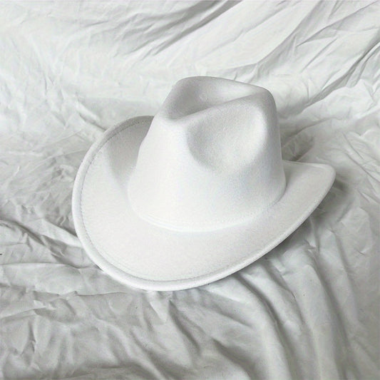 Wide Brim Sun Hat Western Cowboy Hats Jazz Trilby Hat