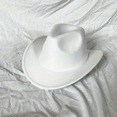 Wide Brim Sun Hat Western Cowboy Hats Jazz Trilby Hat