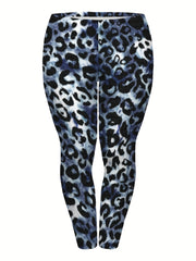 Tie Dye & Leopard Print High Rise Gym Yoga Pants