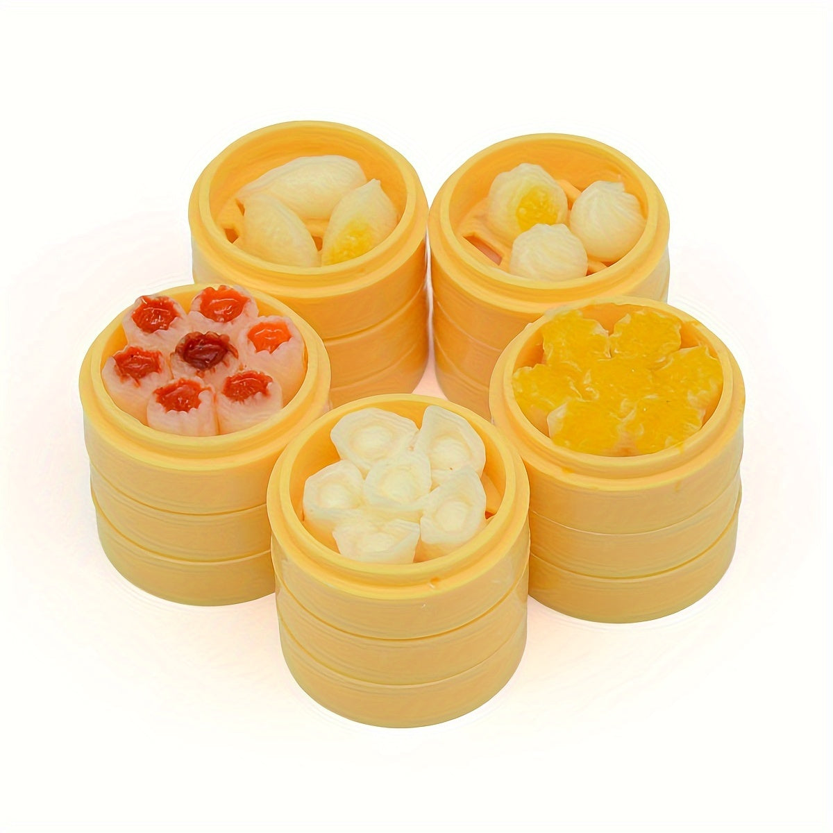 3pcs Food Steamer Key Chain Set Holiday Gift