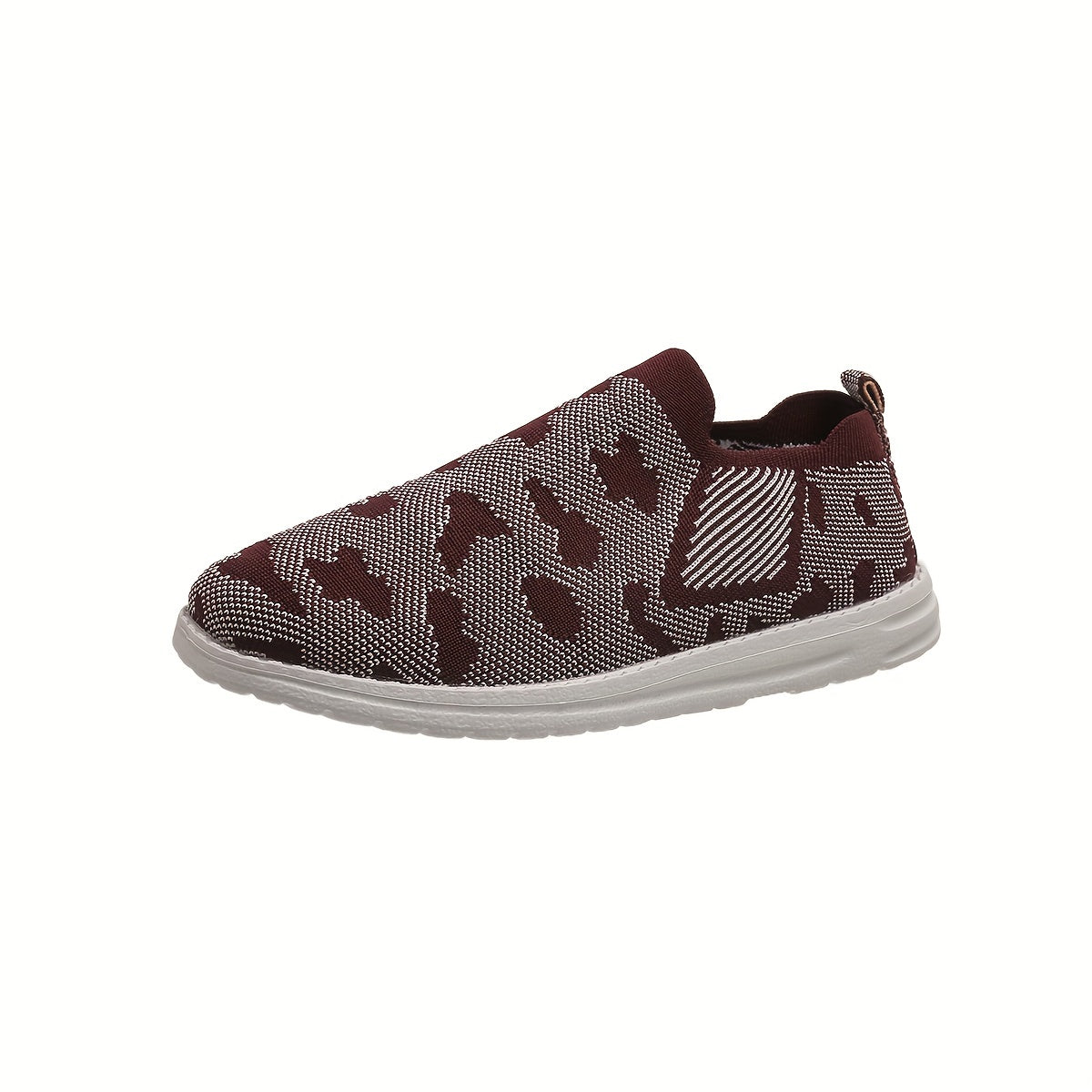 Women's Colorblock Woven Sneakers Low Round Toe Soft Sole Shoes
