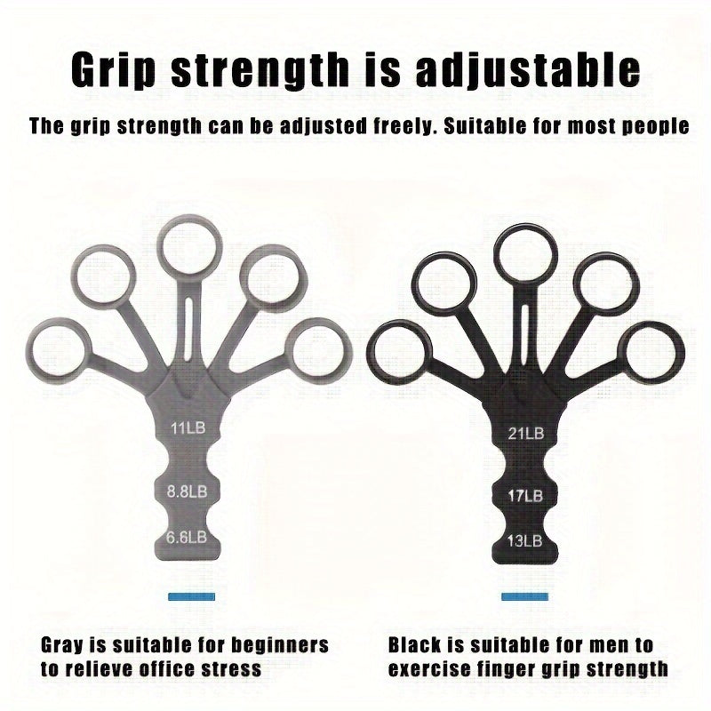 Silicone 5 Finger Stretching Trainer Hand Grip Strengthener