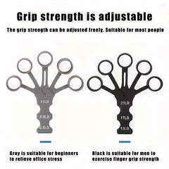 Silicone 5 Finger Stretching Trainer Hand Grip Strengthener