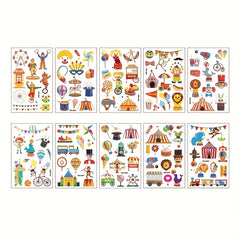 Herbal Tattoo Stickers Semi permanent Waterproof Long lasting Clavicle Arm