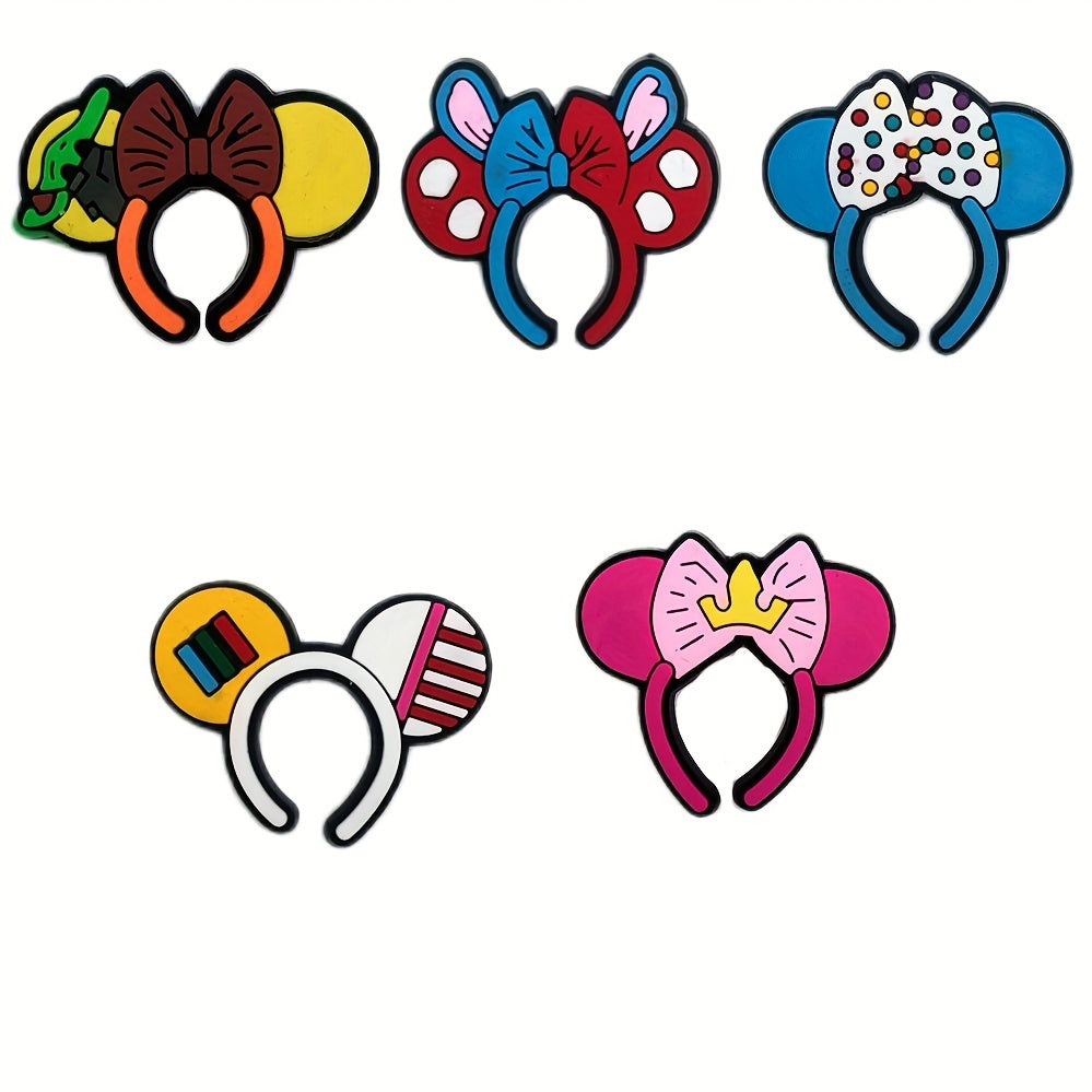 16PCS Headband Shoes Charm Clogs Accessories For Girls Women