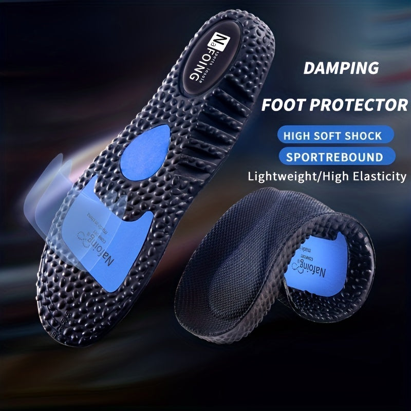 Soft Sports Shock Absorption Insoles High Elastic Deodorant Comfortable