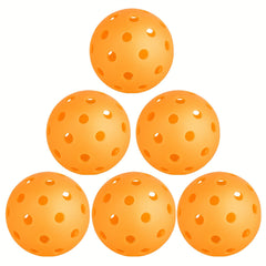 6pcs Outdoor USAPA Approved Pickleballs For Training