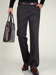 Men's Formal Solid Dress Pants Spring Fall Business