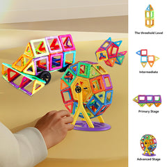 118pcs Magnetic Building Blocks Set Educational Toy