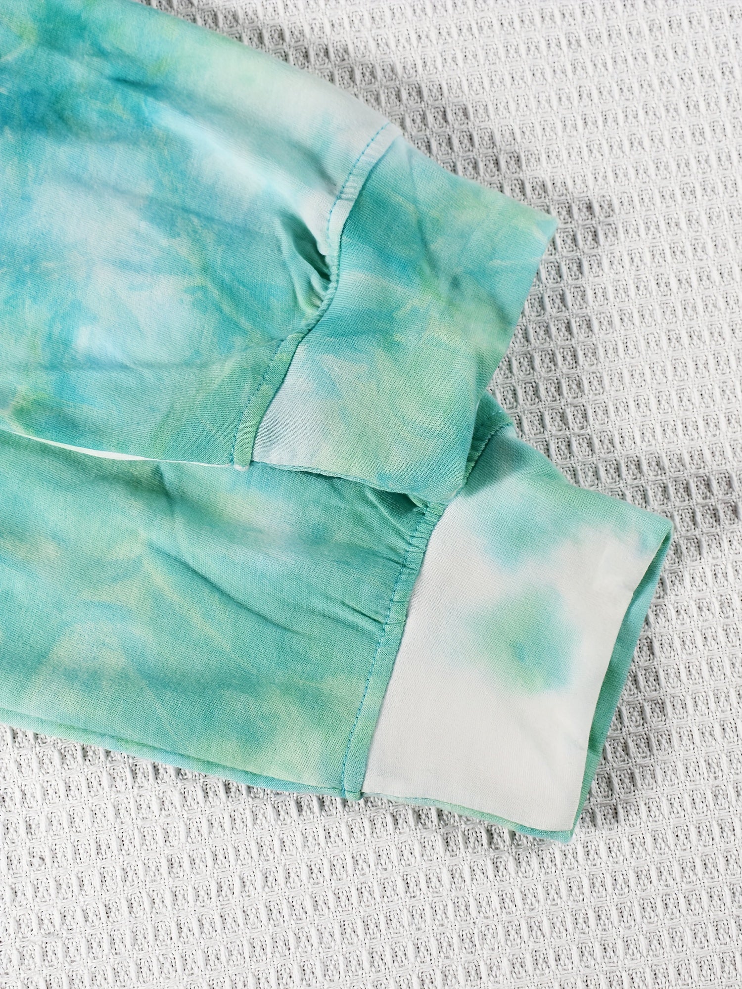 Tie Dye Kangaroo Hoodie Long Sleeve Sweatshirt