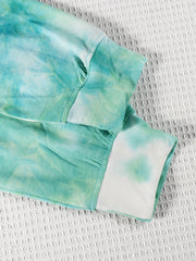 Tie Dye Kangaroo Hoodie Long Sleeve Sweatshirt