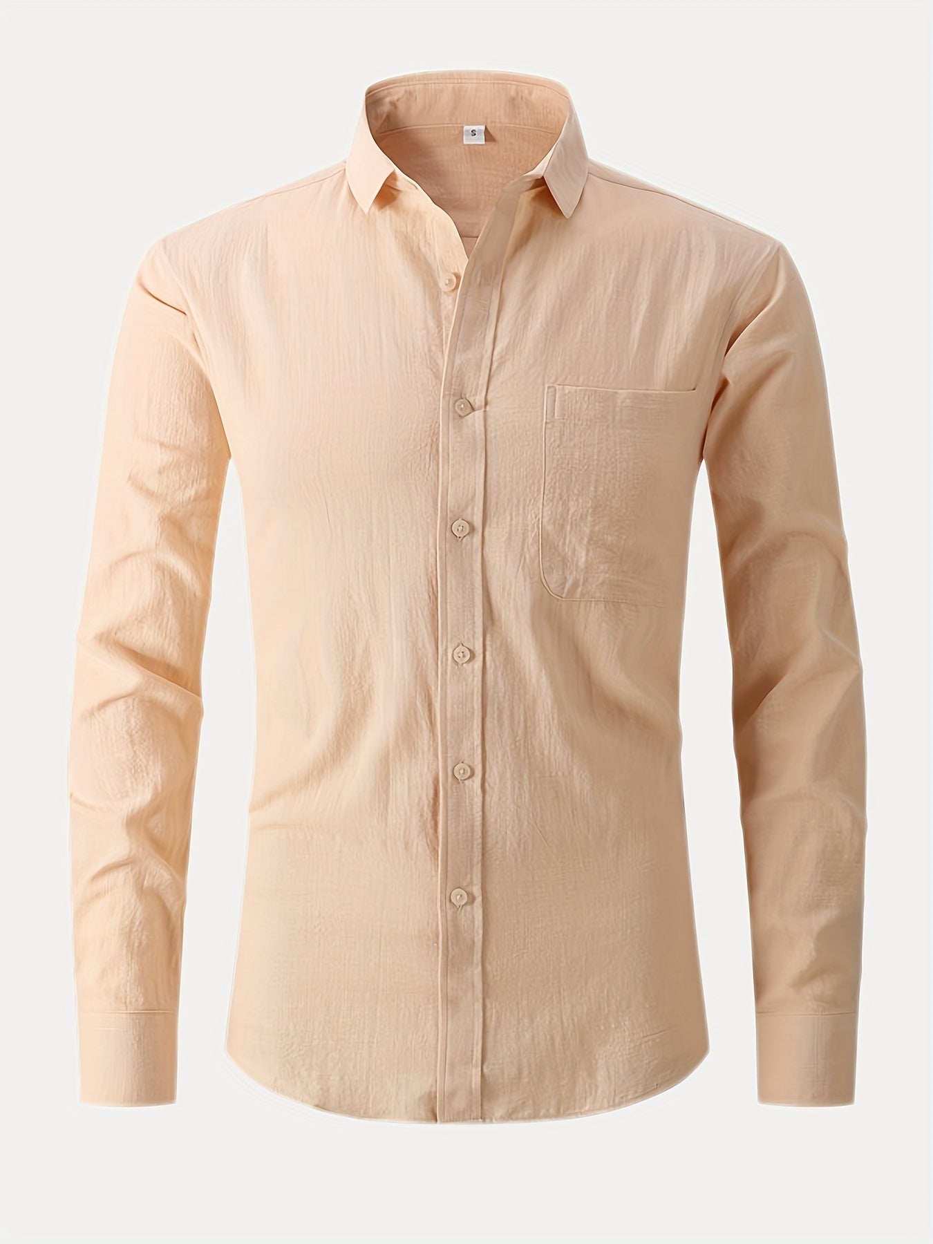 Men's Long Sleeve Casual Base Layer Shirt