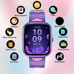 LIGE Smart Watch 1.75" Display Sports Mode Music Player