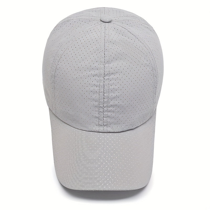 Men's Summer Sun Visor Baseball Cap Mesh Outdoor Sports Quick Dry Cap