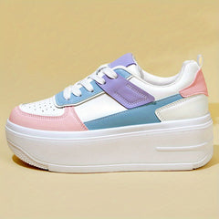 Waterproof Platform Sneakers Women's Low Top Casual Shoes