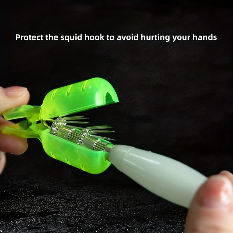 5pcs Squid Hook Protective Cover Sea Fishing Accessories