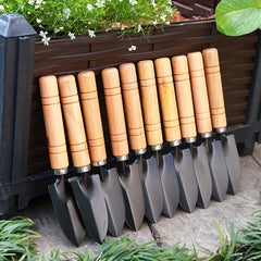 Small Shovel Flower Shovel Garden Shovel Mini Wooden Handle Spade Narrow