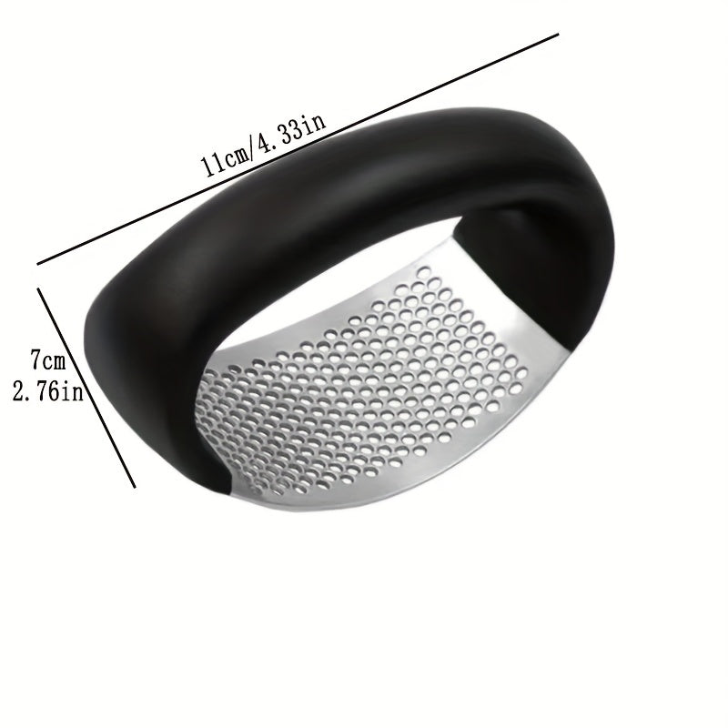 Stainless Steel Garlic Press Crusher Manual Garlic Mincer Chopping Tool