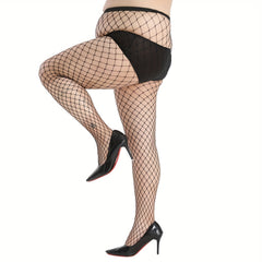 Classic Hollow Out High Waisted Stockings