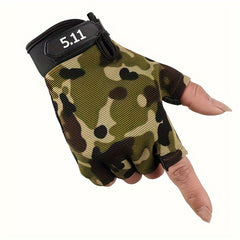 Half Finger Gloves Cycling Fitness Mountaineering Gloves Non-slip Wear-resistant
