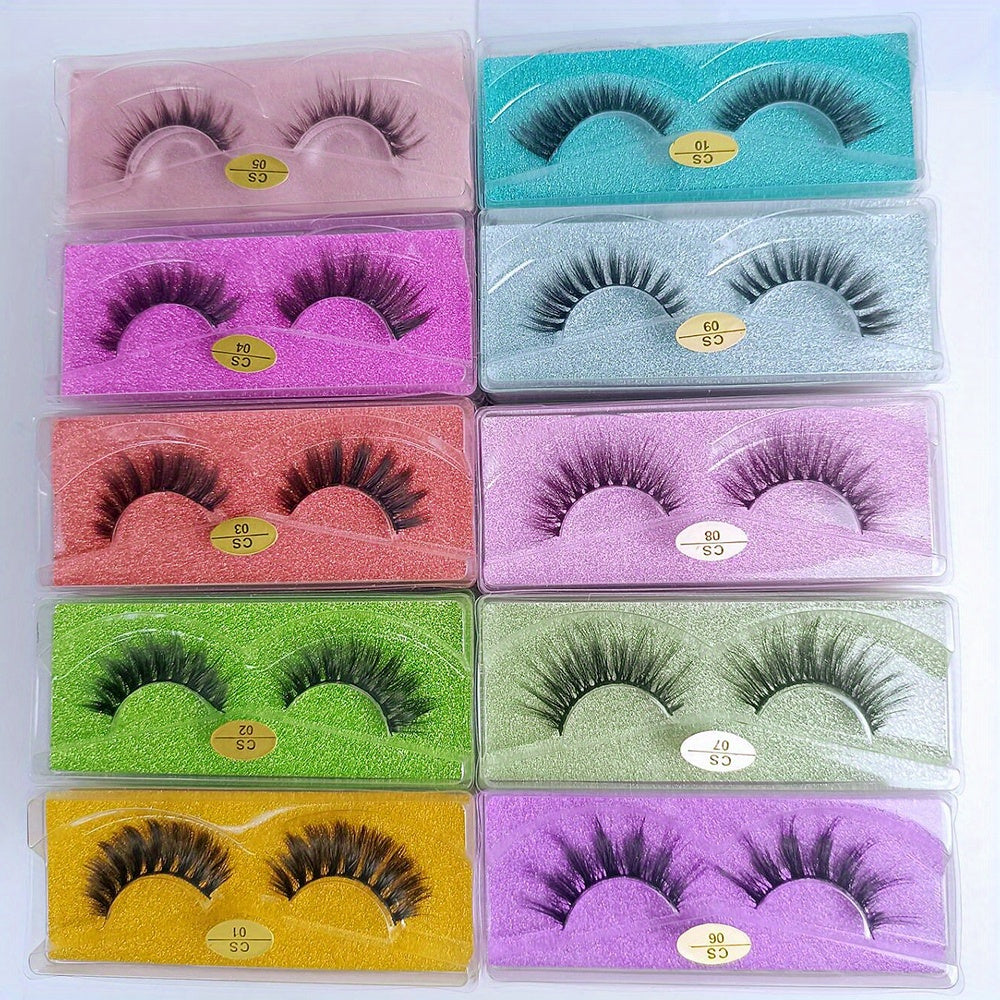 100 Pairs 3D Mink Lashes in Glitter Box