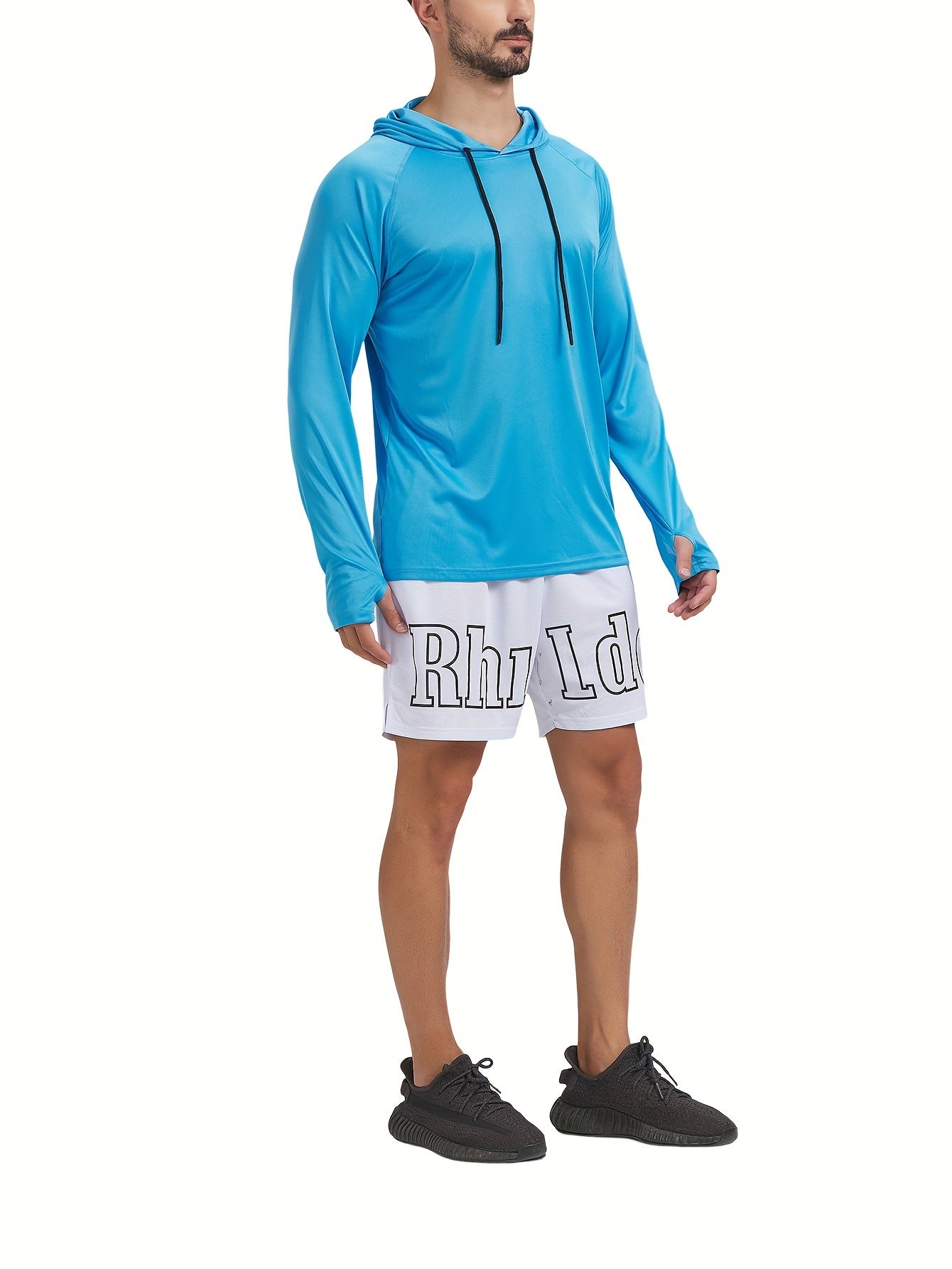 Men's UPF 50 Sun Protection Hoodie Long Sleeve