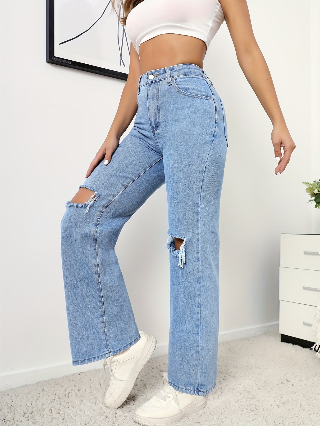Loose Fit Baggy Jeans Women's Denim Jeans