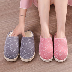Men's Closed Toe Non-Slip Slipper Shoes Winter