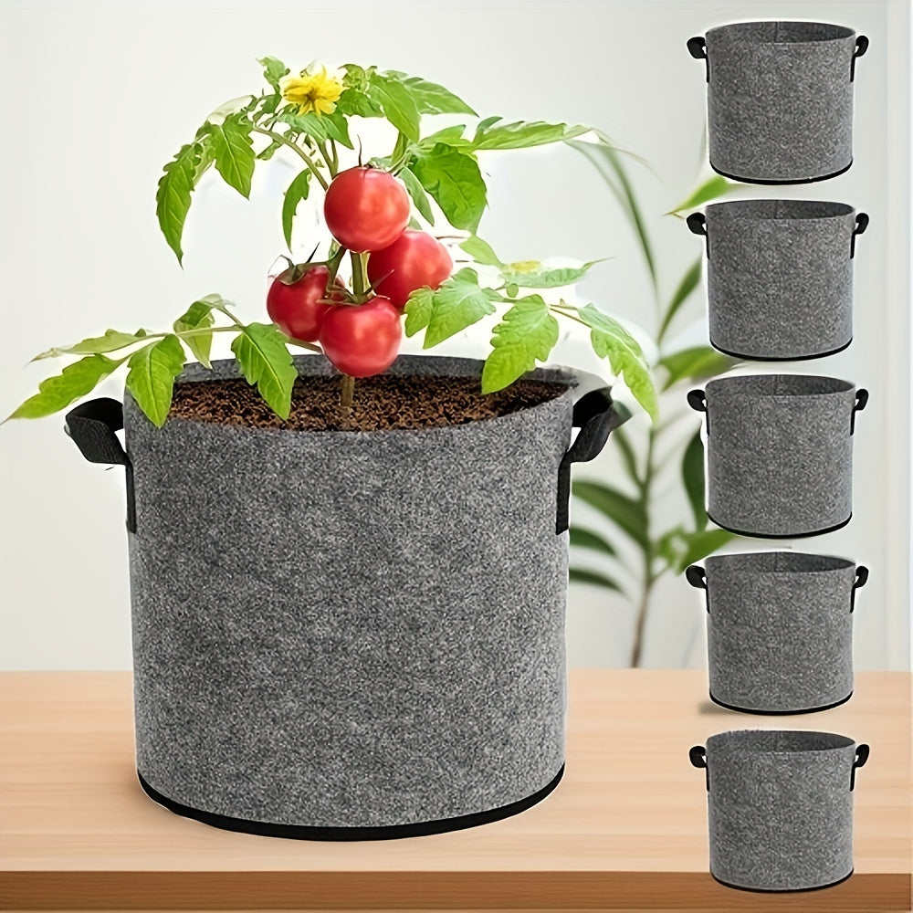 5pcs Durable Growing Bags for Planting Potatoes Tomato Carrot Onion Vegetables