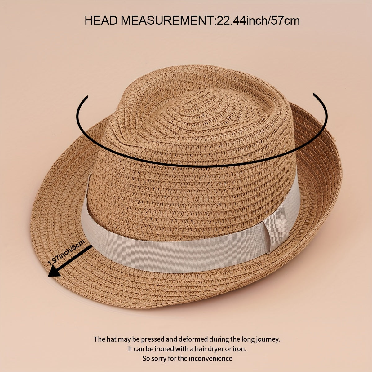 Straw Hat Summer Men's And Women's Beach Hat British Jazz Hat Top Hat