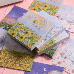 Vibrant Painting Sticky Notes for Students