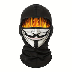 Winter Warm Balaclava Face Mask Ghost Skull Magic Scarf Bandana