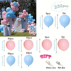 232pcs Macaron Balloon Garland Arch Kits