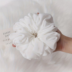 Chiffon Rubber Band Large Bow Hair Scrunchie Hijab