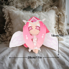 Eternal Sugar Cookie Angel Plush Toy Girl Pink Hair Wings Dress Halloween Decor