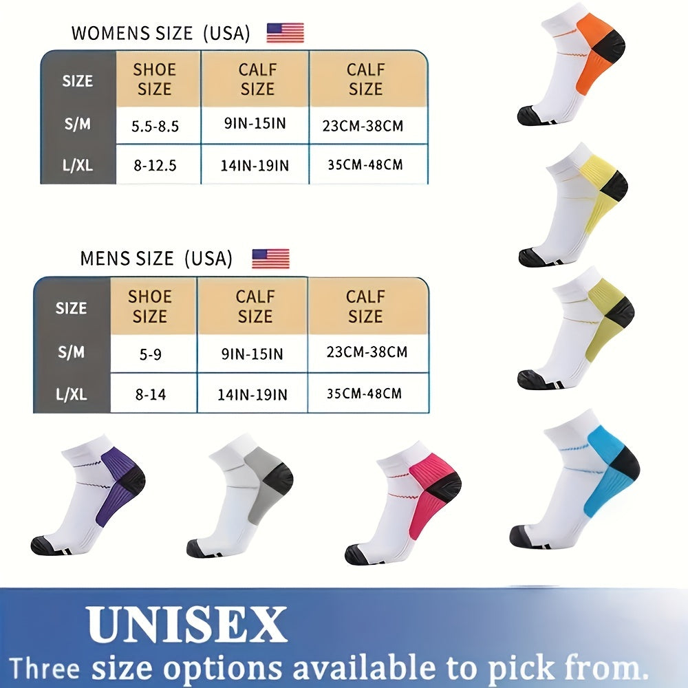 Ankle Compression Socks - Cushioned Blister-Resistant
