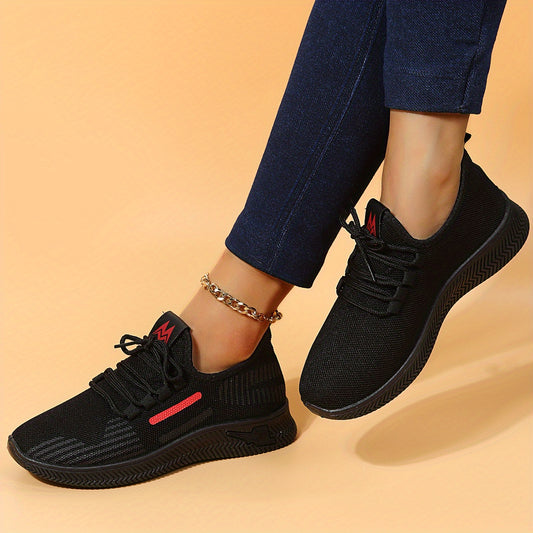 Women's Lightweight Lace Up Low Top Sneakers