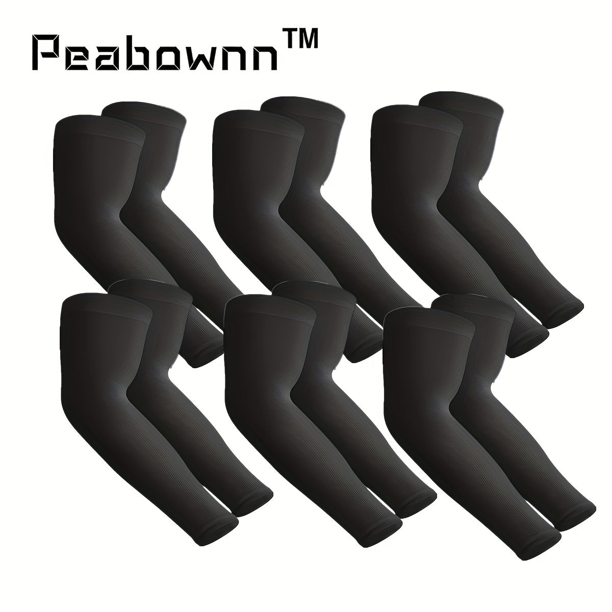 Peabownn Cooling Arm Sleeves UV Protection Compression Moisture Wicking