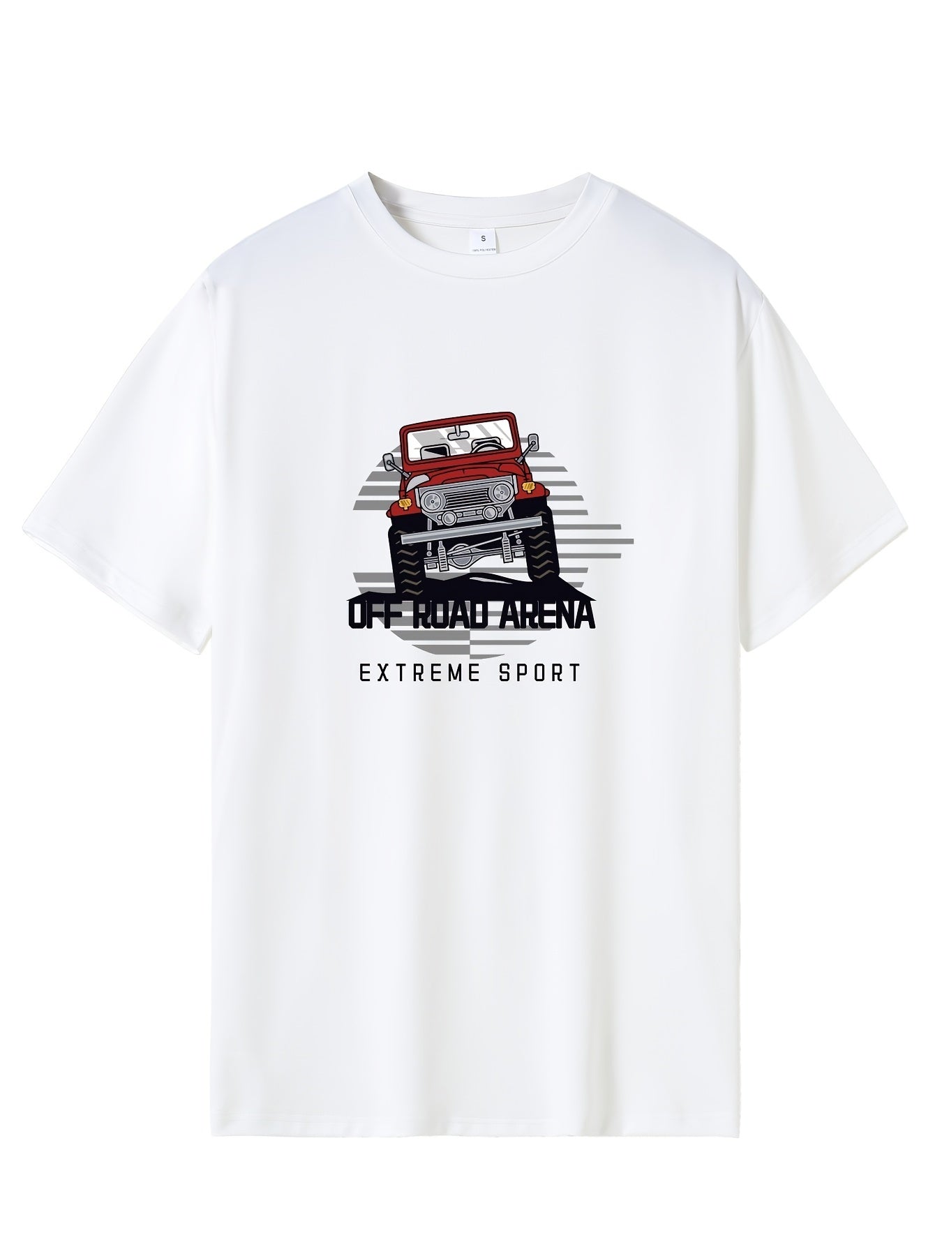 Jack In The Box Men's Graphic Crew Neck T-Shirt for Summer