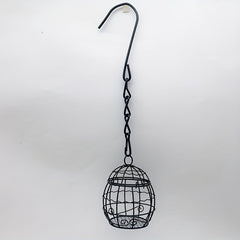 Outdoor Bird Cage Feeder Spring Hanging Bird Feeder Garden Yard Feeder