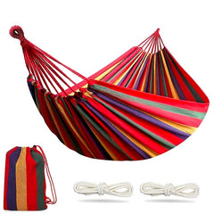 Durable Camping Hammock with Tree Straps