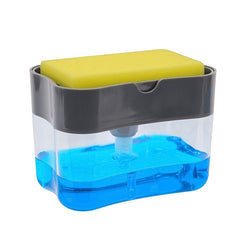 Dish Soap Dispenser with Sponge Holder - Soap Pump and Caddy
