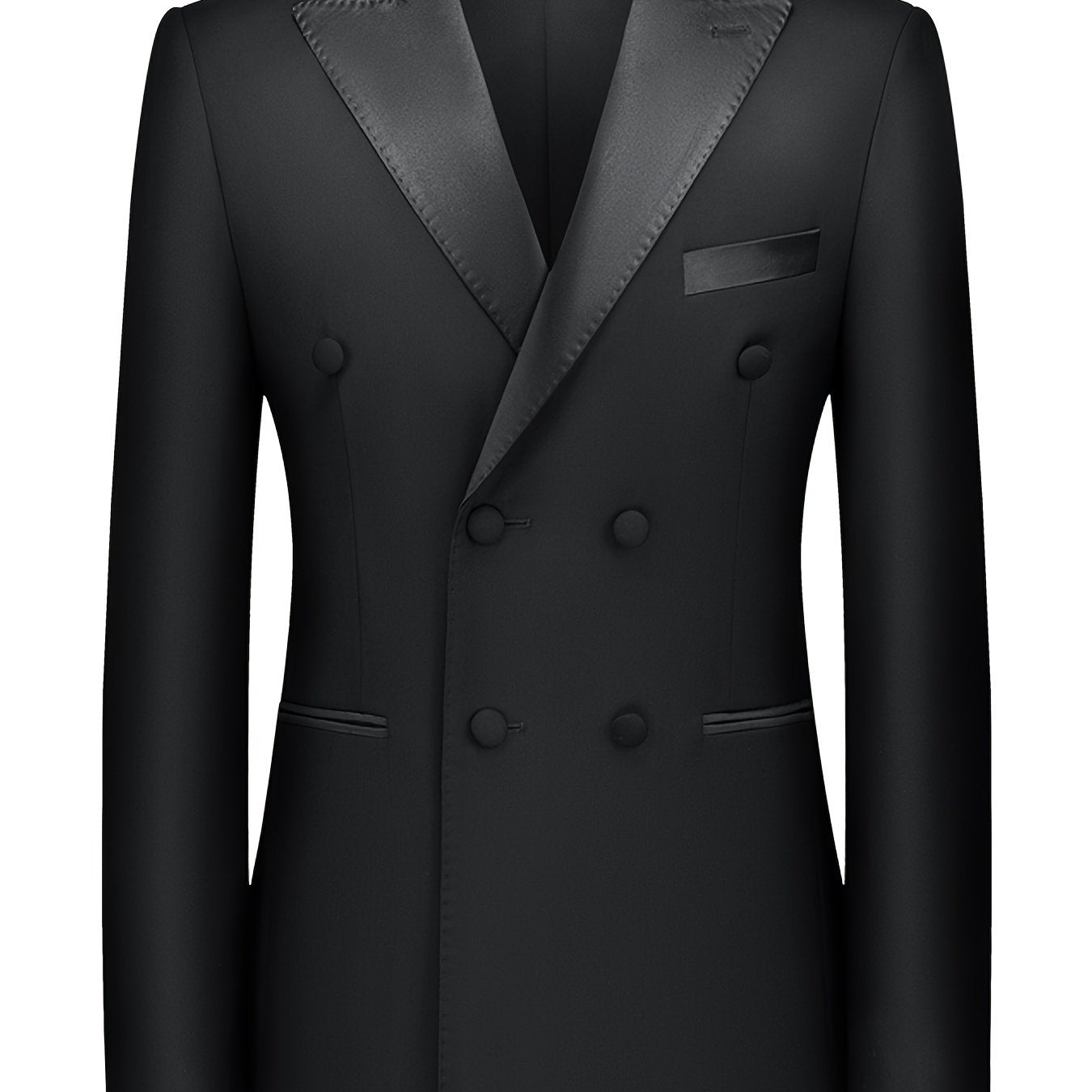 Men's Double Breasted Suit Top